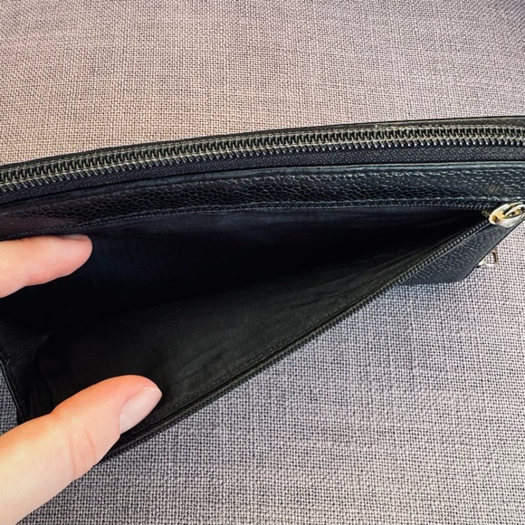 Chanel zip around long wallet coco mark cc - Picture 3 of 8